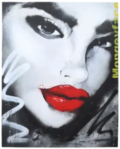 Schilderij Eyes Dont Lie - Monqeyface