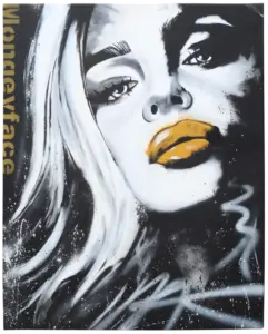 Schilderij May I Tast - Monqeyface